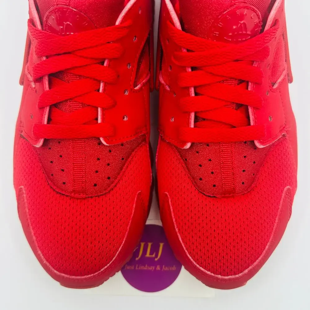 Nike Air Huarache 'Triple Red' GS Sneakers 654275-600 Size 6 Youth/ 7.5 Women's